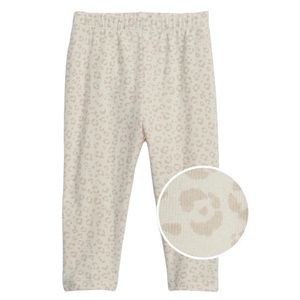 Baby Gap organic cotton snow leopard print leggings